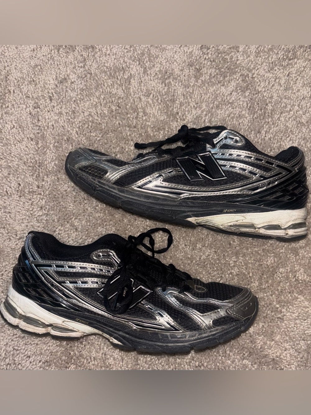 New Balance 1906R Black Silver Metallic Tech Runner U1906RCF Men 8.5 Women 10
